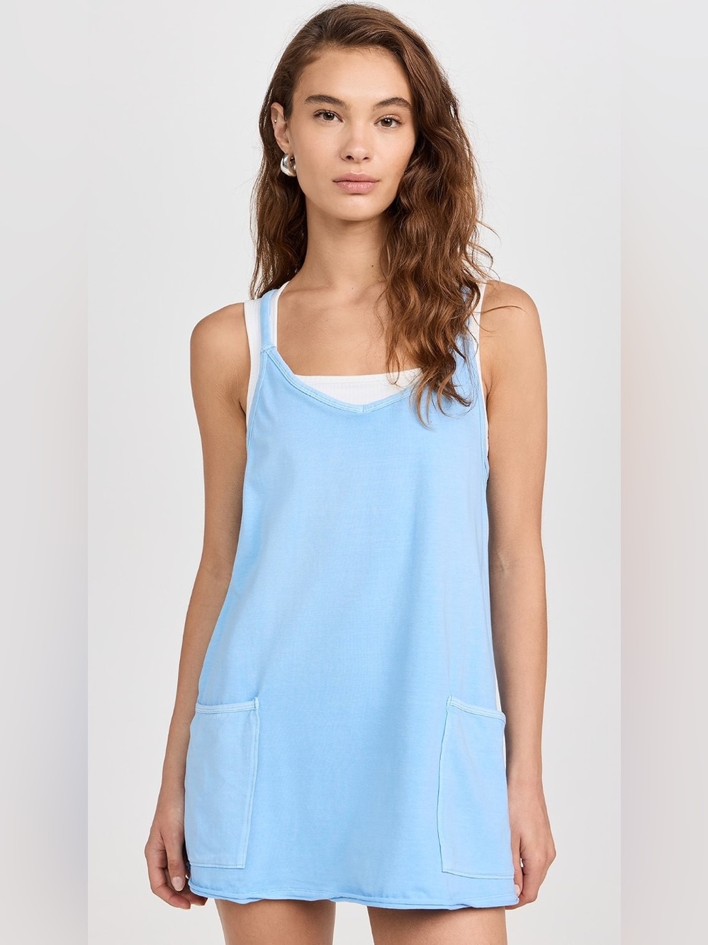 Free People Hot Shot Mini - Oxford Blue